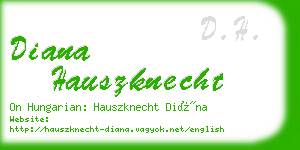 diana hauszknecht business card